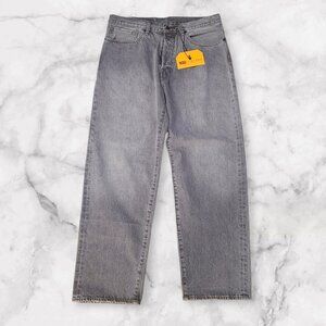 Levi's x Beams Relaxed Fit Selvedge Grey Jeans NWT 34W x 32L Limited Edition